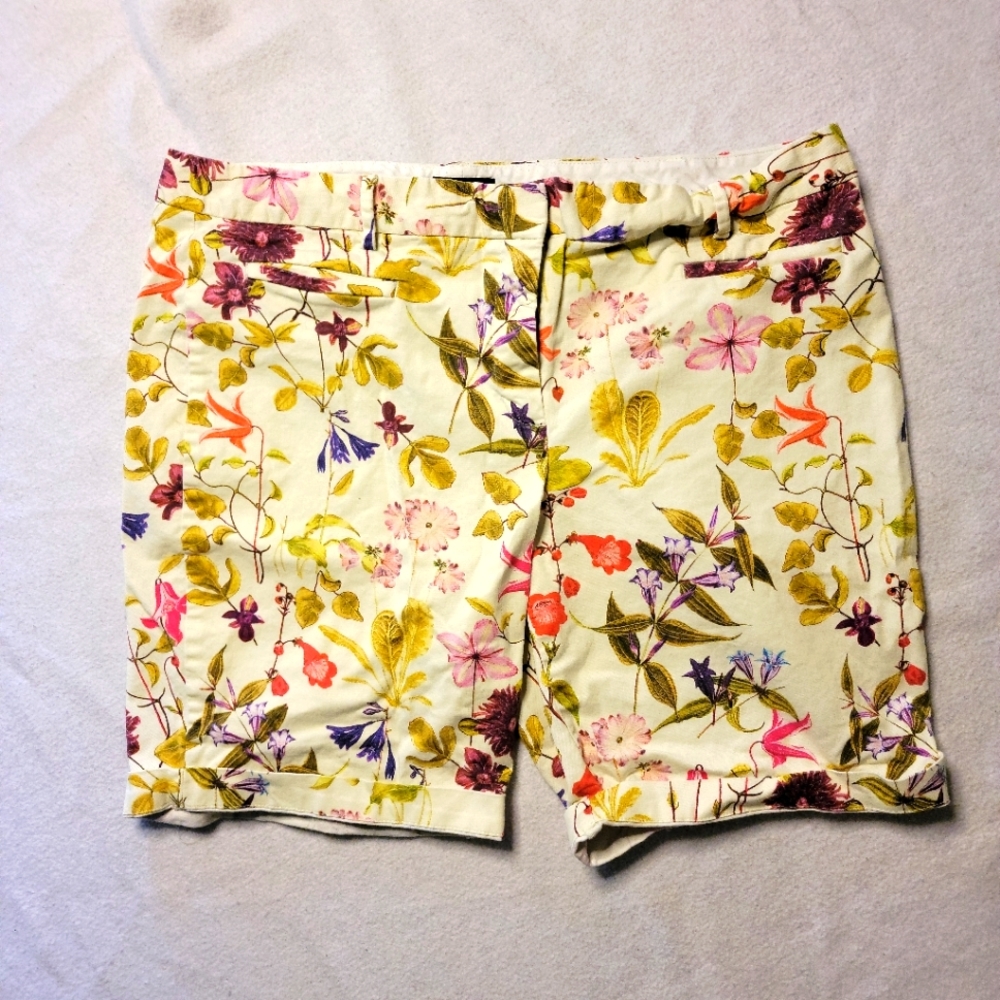 Lands' End Floral Shorts
